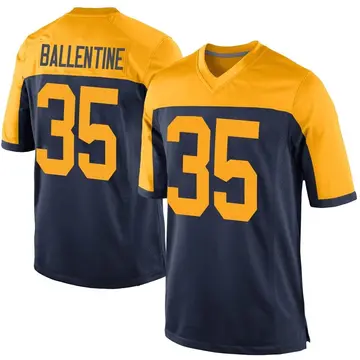 Nike Corey Ballentine Men's Game Green Bay Packers Navy Alternate Jersey