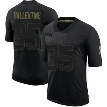 Nike Corey Ballentine Men's Limited Green Bay Packers Black 2020 Salute To Service Jersey