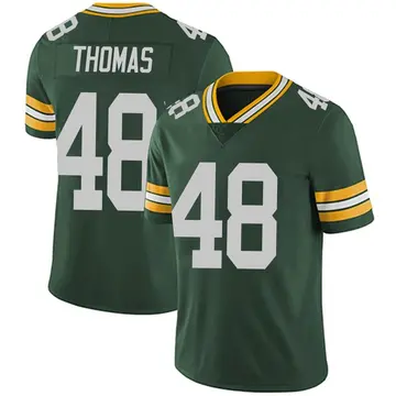 Nike DQ Thomas Men's Limited Green Bay Packers Green Team Color Vapor Untouchable Jersey