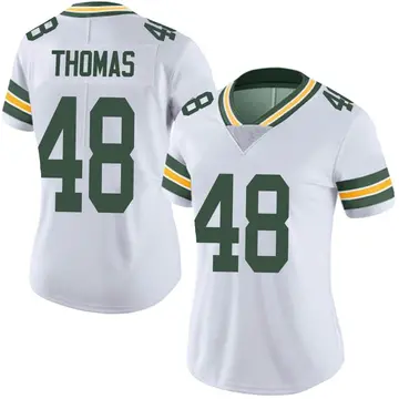 Nike DQ Thomas Women's Limited Green Bay Packers White Vapor Untouchable Jersey