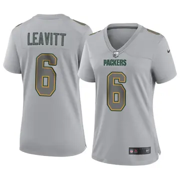 Nike Dallin Leavitt Women's Game Green Bay Packers Gray Atmosphere Fashion Jersey