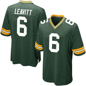 Nike Dallin Leavitt Youth Game Green Bay Packers Green Team Color Jersey