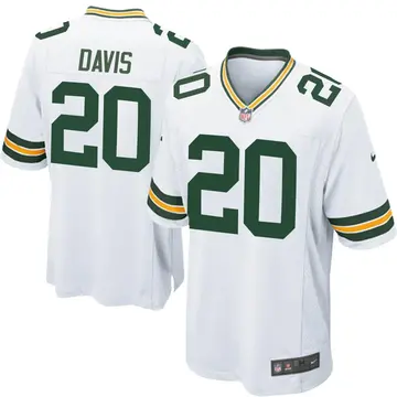 Nike Danny Davis Men's Game Green Bay Packers White Jersey