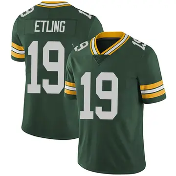Nike Danny Etling Men's Limited Green Bay Packers Green Team Color Vapor Untouchable Jersey
