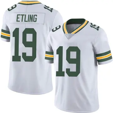 Nike Danny Etling Men's Limited Green Bay Packers White Vapor Untouchable Jersey