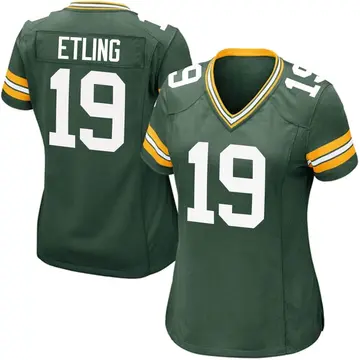 Nike Danny Etling Women's Game Green Bay Packers Green Team Color Jersey