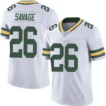 Nike Darnell Savage Men's Limited Green Bay Packers White Vapor Untouchable Jersey