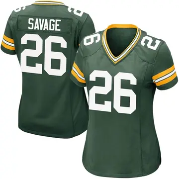 Nike Darnell Savage Women's Game Green Bay Packers Green Team Color Jersey