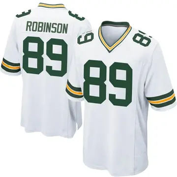 Nike Dave Robinson Men's Game Green Bay Packers White Jersey