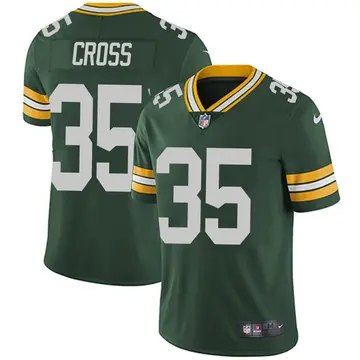 Nike De'Vante Cross Men's Limited Green Bay Packers Green Team Color Vapor Untouchable Jersey