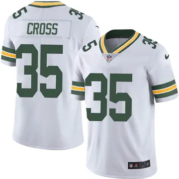 Nike De'Vante Cross Men's Limited Green Bay Packers White Vapor Untouchable Jersey