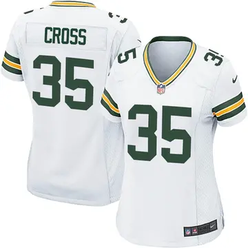 Nike De'Vante Cross Women's Game Green Bay Packers White Jersey