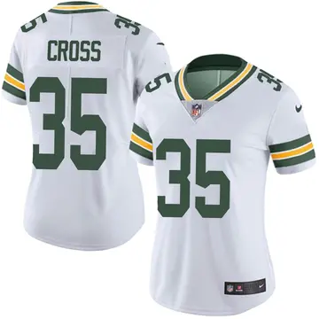 Nike De'Vante Cross Women's Limited Green Bay Packers White Vapor Untouchable Jersey