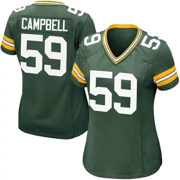 Nike De'Vondre Campbell Women's Game Green Bay Packers Green Team Color Jersey