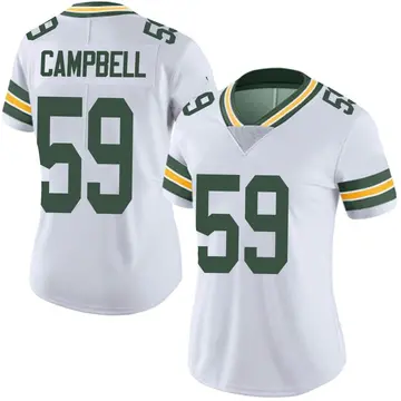 Nike De'Vondre Campbell Women's Limited Green Bay Packers White Vapor Untouchable Jersey