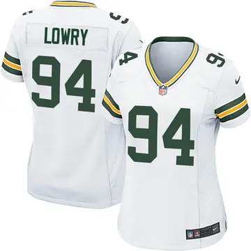 Nike Dean Lowry Women's Game Green Bay Packers White Jersey