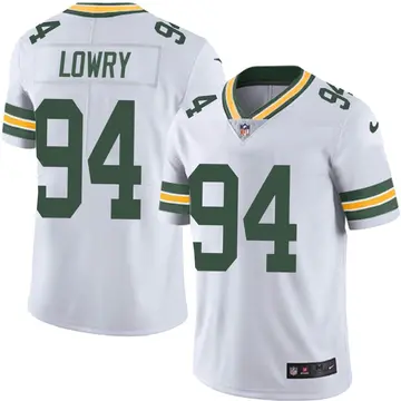 Nike Dean Lowry Youth Limited Green Bay Packers White Vapor Untouchable Jersey