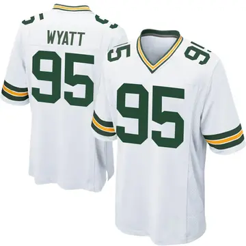 Nike Devonte Wyatt Men's Game Green Bay Packers White Jersey