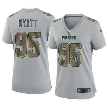 Nike Devonte Wyatt Women's Game Green Bay Packers Gray Atmosphere Fashion Jersey