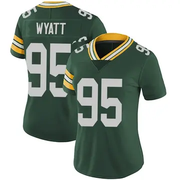 Nike Devonte Wyatt Women's Limited Green Bay Packers Green Team Color Vapor Untouchable Jersey