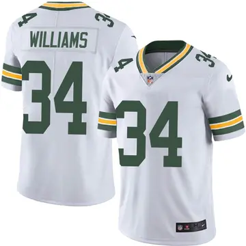 Nike Dexter Williams Youth Limited Green Bay Packers White Vapor Untouchable Jersey