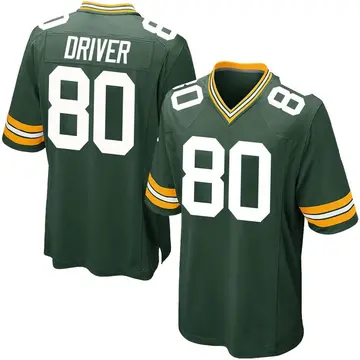 Nike Donald Driver Men's Game Green Bay Packers Green Team Color Jersey