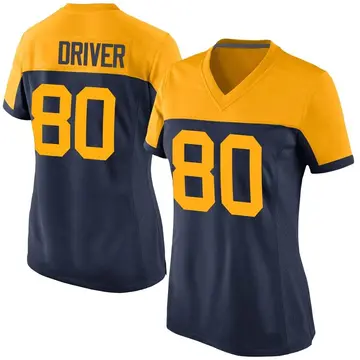Nike Donald Driver Women's Game Green Bay Packers Navy Alternate Jersey