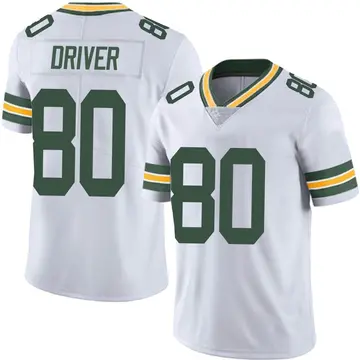 Nike Donald Driver Youth Limited Green Bay Packers White Vapor Untouchable Jersey