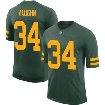 Nike Donte Vaughn Men's Limited Green Bay Packers Green Alternate Vapor Jersey