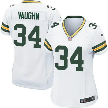 Nike Donte Vaughn Women's Game Green Bay Packers White Jersey