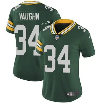 Nike Donte Vaughn Women's Limited Green Bay Packers Green Team Color Vapor Untouchable Jersey