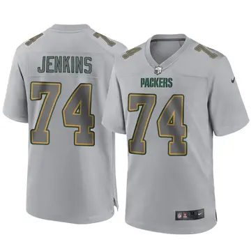 Nike Elgton Jenkins Men's Game Green Bay Packers Gray Atmosphere Fashion Jersey