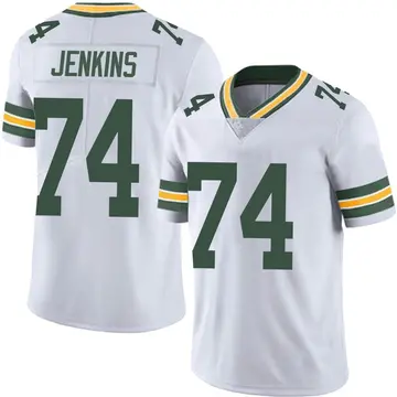 Nike Elgton Jenkins Men's Limited Green Bay Packers White Vapor Untouchable Jersey