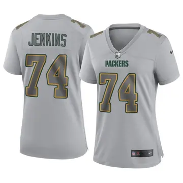 Nike Elgton Jenkins Women's Game Green Bay Packers Gray Atmosphere Fashion Jersey