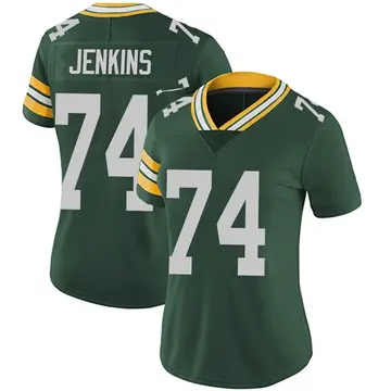 Nike Elgton Jenkins Women's Limited Green Bay Packers Green Team Color Vapor Untouchable Jersey