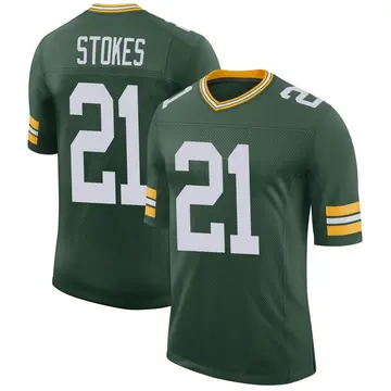 Nike Eric Stokes Men's Limited Green Bay Packers Green Classic Jersey