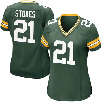 Nike Eric Stokes Women's Game Green Bay Packers Green Team Color Jersey