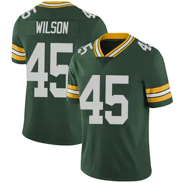 Nike Eric Wilson Men's Limited Green Bay Packers Green Team Color Vapor Untouchable Jersey