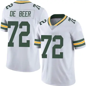 Nike Gerhard de Beer Youth Limited Green Bay Packers White Vapor Untouchable Jersey