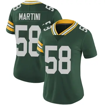 Nike Greer Martini Women's Limited Green Bay Packers Green Team Color Vapor Untouchable Jersey