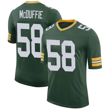 Nike Isaiah McDuffie Men's Limited Green Bay Packers Green Classic Jersey
