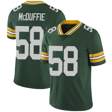 Nike Isaiah McDuffie Men's Limited Green Bay Packers Green Team Color Vapor Untouchable Jersey