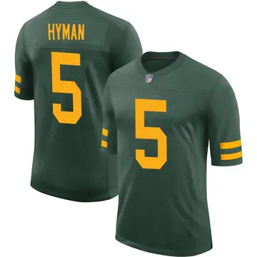 Nike Ishmael Hyman Men's Limited Green Bay Packers Green Alternate Vapor Jersey