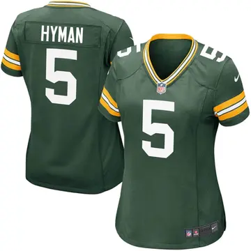 Nike Ishmael Hyman Women's Game Green Bay Packers Green Team Color Jersey