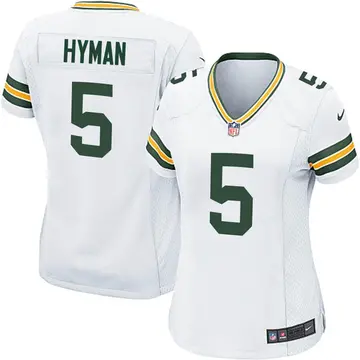 Nike Ishmael Hyman Women's Game Green Bay Packers White Jersey