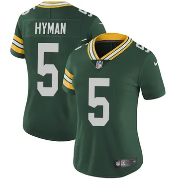 Nike Ishmael Hyman Women's Limited Green Bay Packers Green Team Color Vapor Untouchable Jersey
