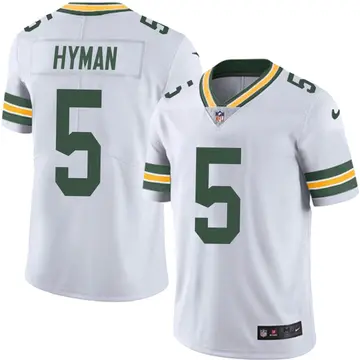 Nike Ishmael Hyman Youth Limited Green Bay Packers White Vapor Untouchable Jersey