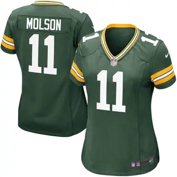 Nike JJ Molson Women's Game Green Bay Packers Green Team Color Jersey