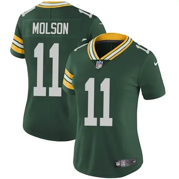 Nike JJ Molson Women's Limited Green Bay Packers Green Team Color Vapor Untouchable Jersey