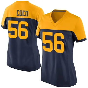 Nike Jack Coco Women's Game Green Bay Packers Navy Alternate Jersey
